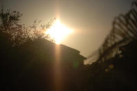 Sunrise over Tampa, Florida during a Rare Hybrid Solar Eclipse on 3 November 2013